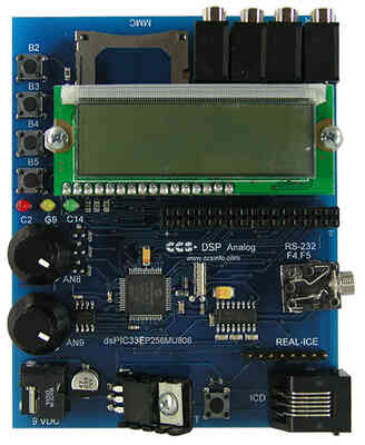 DSP Analog Prototyping Board - dsPIC33FJ128GP706 - Board Only